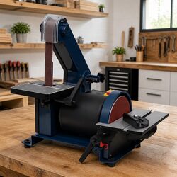 300W Belt Disc Sander with Dust Extraction
