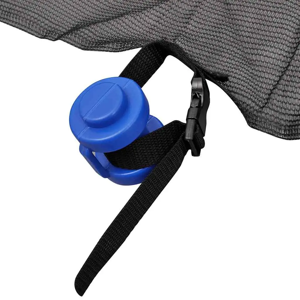 Trampoline Safety Net Black 4.57m Weatherproof Replacement Enclosure Reinforced Construction
