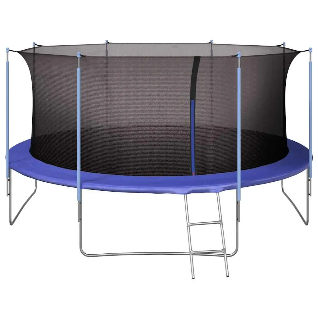 Trampoline Safety Net Black 4.57m Weatherproof Replacement Enclosure Reinforced Construction