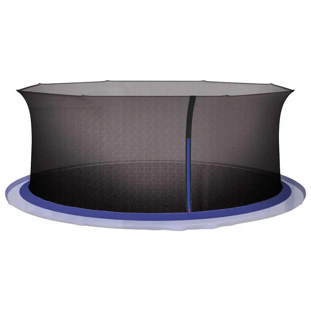 Trampoline Safety Net Black 4.57m Weatherproof Replacement Enclosure Reinforced Construction