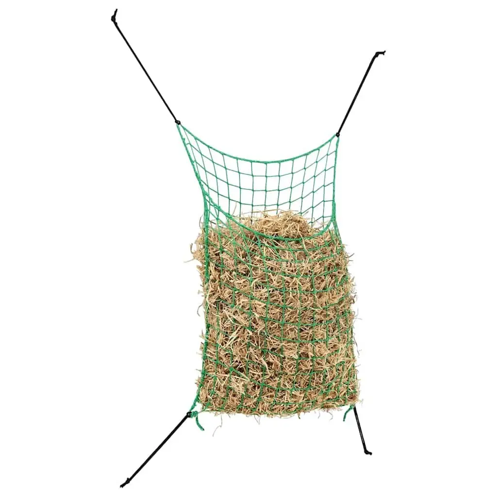 Hay Nets Green Rectangular 0.9x1.5m Finely-woven Mesh Slow Feeding