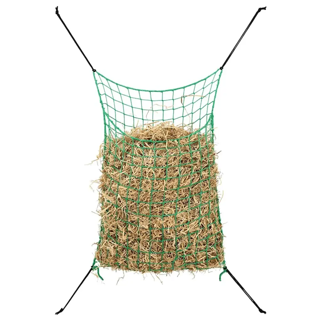 Hay Nets Green Rectangular 0.9x1.5m Finely-woven Mesh Slow Feeding
