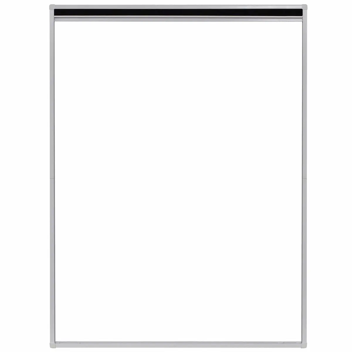Plisse Insect Screen Window 60x80 cm Mesh Roof Protection Black Frame