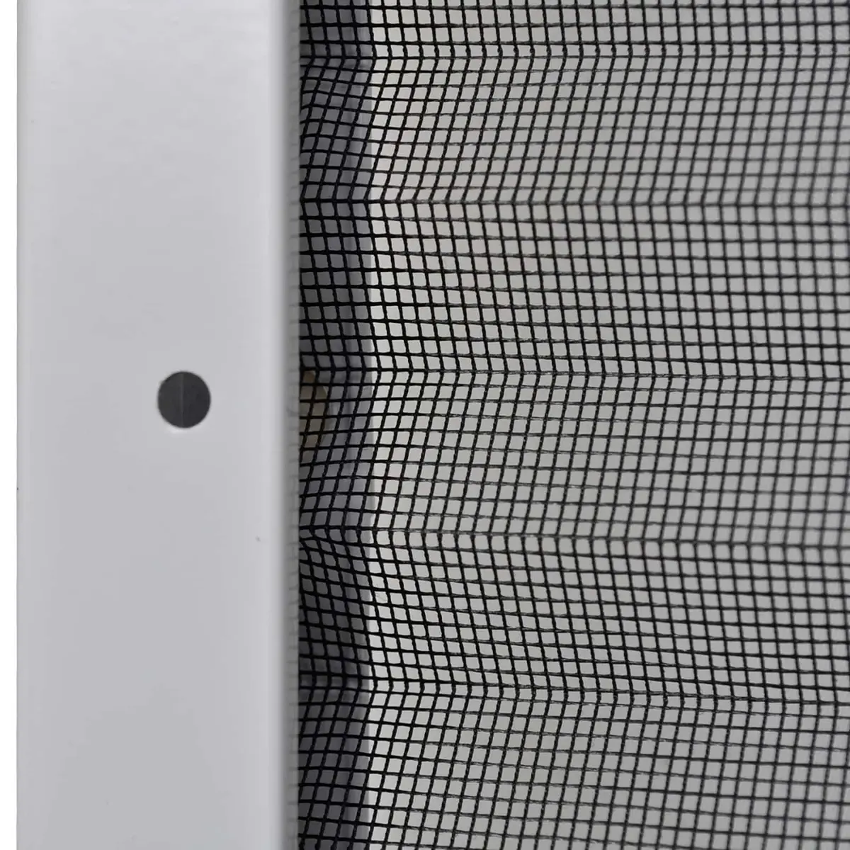 Plisse Insect Screen Window 60x80 cm Mesh Roof Protection Black Frame