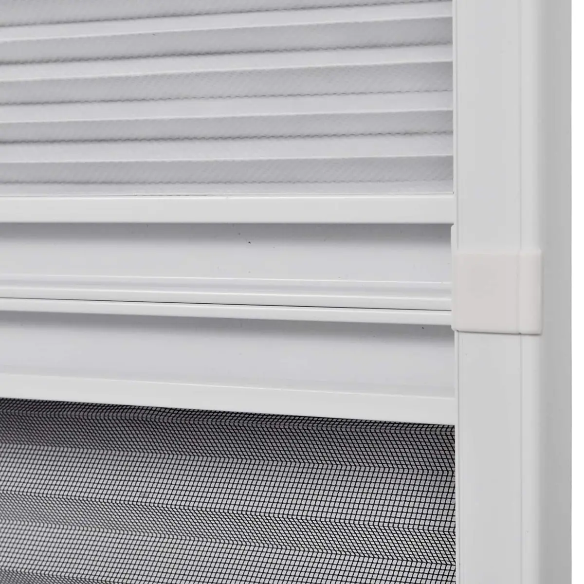 Insect Screen Window Black 80x120 cm Fine Mesh with PET Shade Aluminium Frame