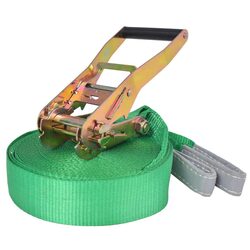 Slackline 15m Balance Trainer Green Exercise Fitness Outdoor Sports Training