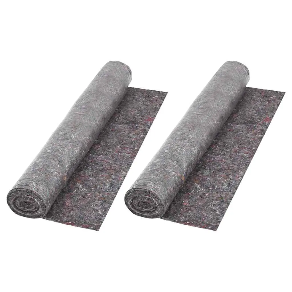 Painter Fleece Floor Protection Roll Grey 50m x 1m Non-slip