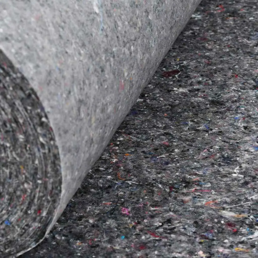 Painter Fleece Dust Sheet Grey 50m x 1m Non-slip Absorbent Floor Protection