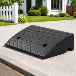 Rubber Kerb Ramp 50x32.5x14 cm Non-Slip Access Wheelchair Mobility Scooter
