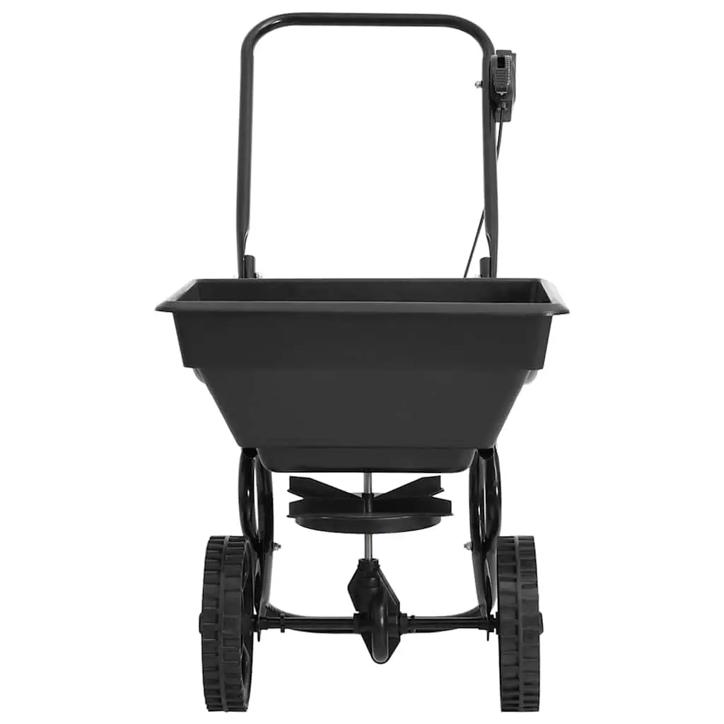 Walk Behind Spreader White 80x46x75cm Tubular Steel Frame Large PVC Hopper