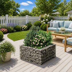 Gabion Raised Bed Planter: Simple Yet Durable