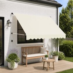 Compact and Efficient 300cm Manual Awning for Outdoors