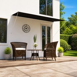 Retractable Awning 250x150 cm with Durable Frame
