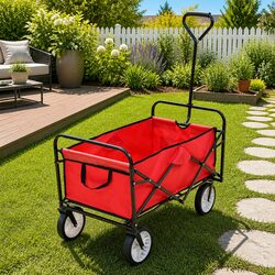 Compact Folding Hand Trolley - Sturdy and Efficient