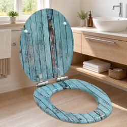 Your New Favorite Toilet Seat: Turquoise with Soft Close Feature