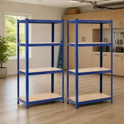 Industrial Storage Shelves Set of 2 — Strong and Stylish