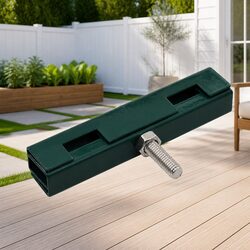 U Mat Connector 10 Sets Green Garden Mesh Fence Grid Panel Joining Hardware
