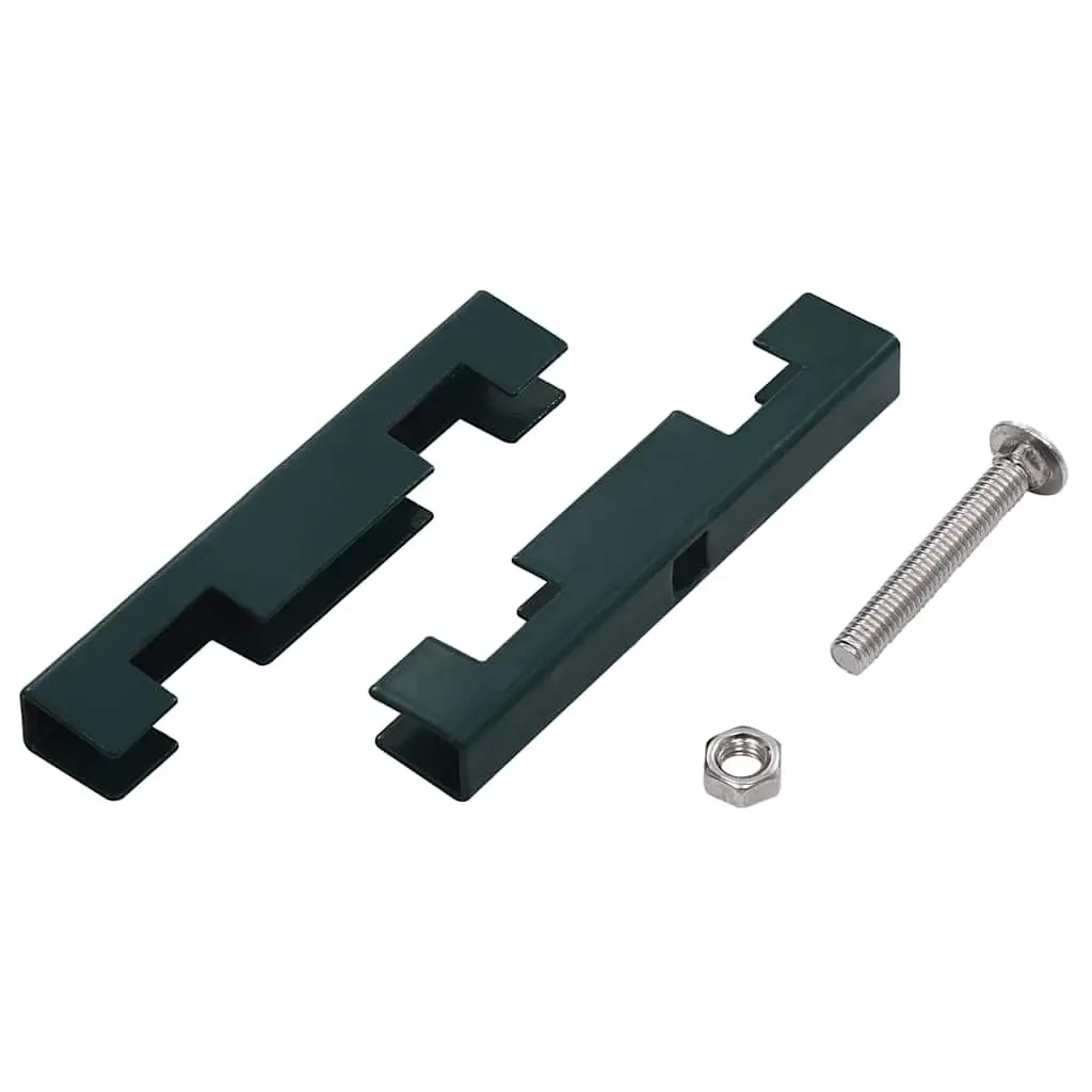 Garden U Mat Connector Green 10 Piece Galvanized Steel Rust Resistant