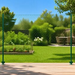 Compact and Strong Green Wire Mesh Fence 25x2m for Your Use