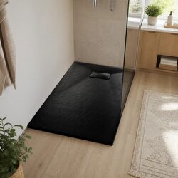 Black Shower Base Tray 80x80 cm – Simple and Efficient