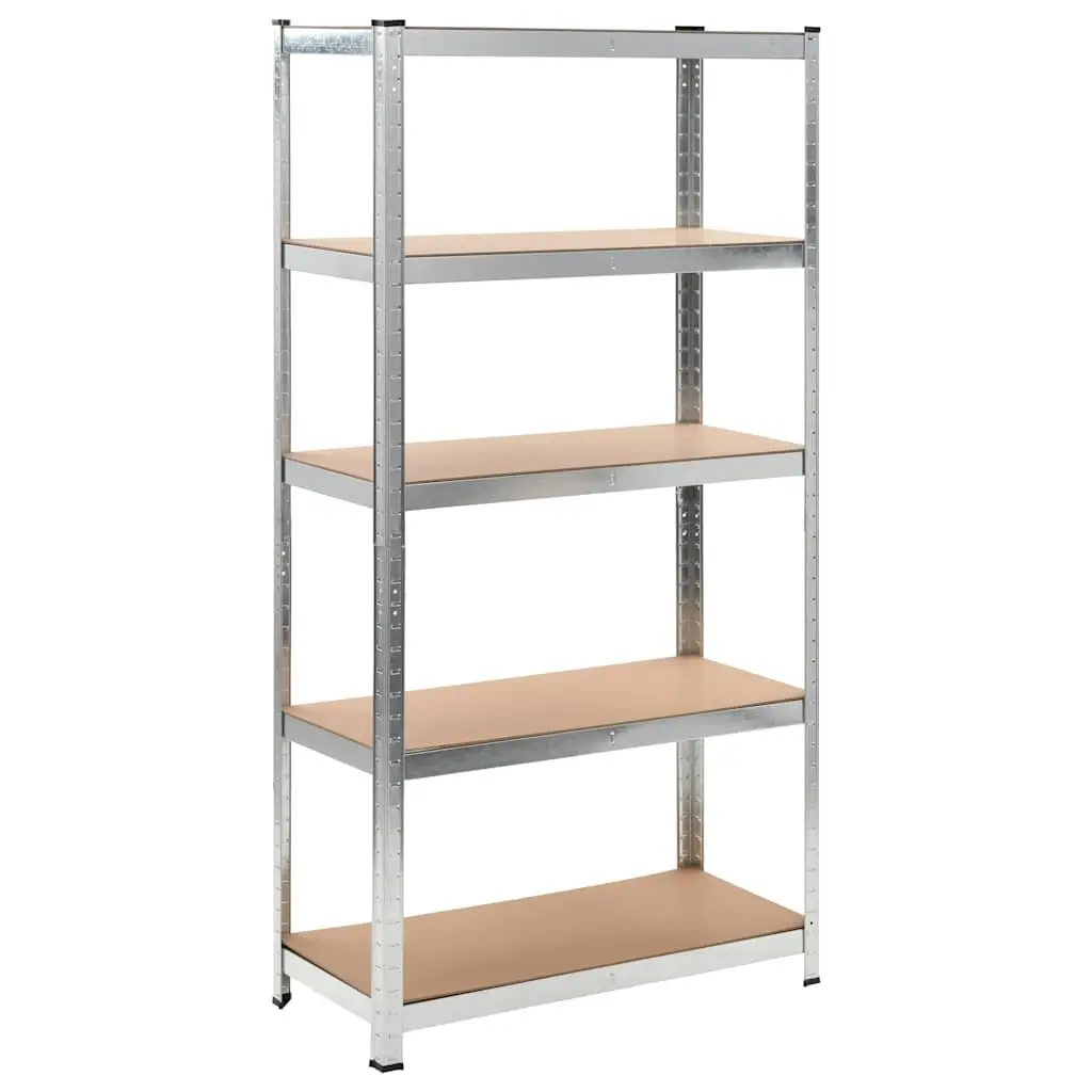 Industrial Storage Shelves Brown 90 x 40 x 180 cm Heavy Duty Rack Organiser