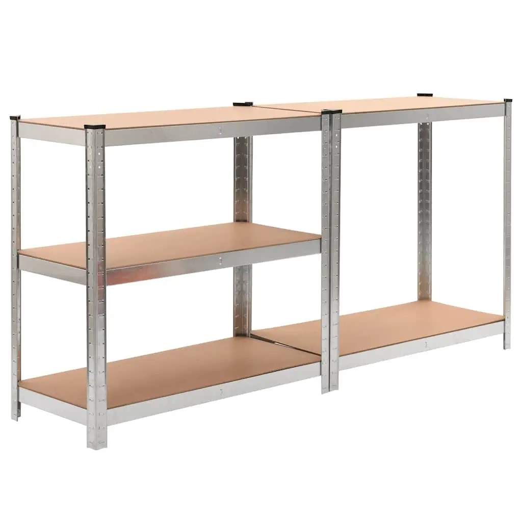 Industrial Storage Shelves Brown 90 x 40 x 180 cm Heavy Duty Rack Organiser