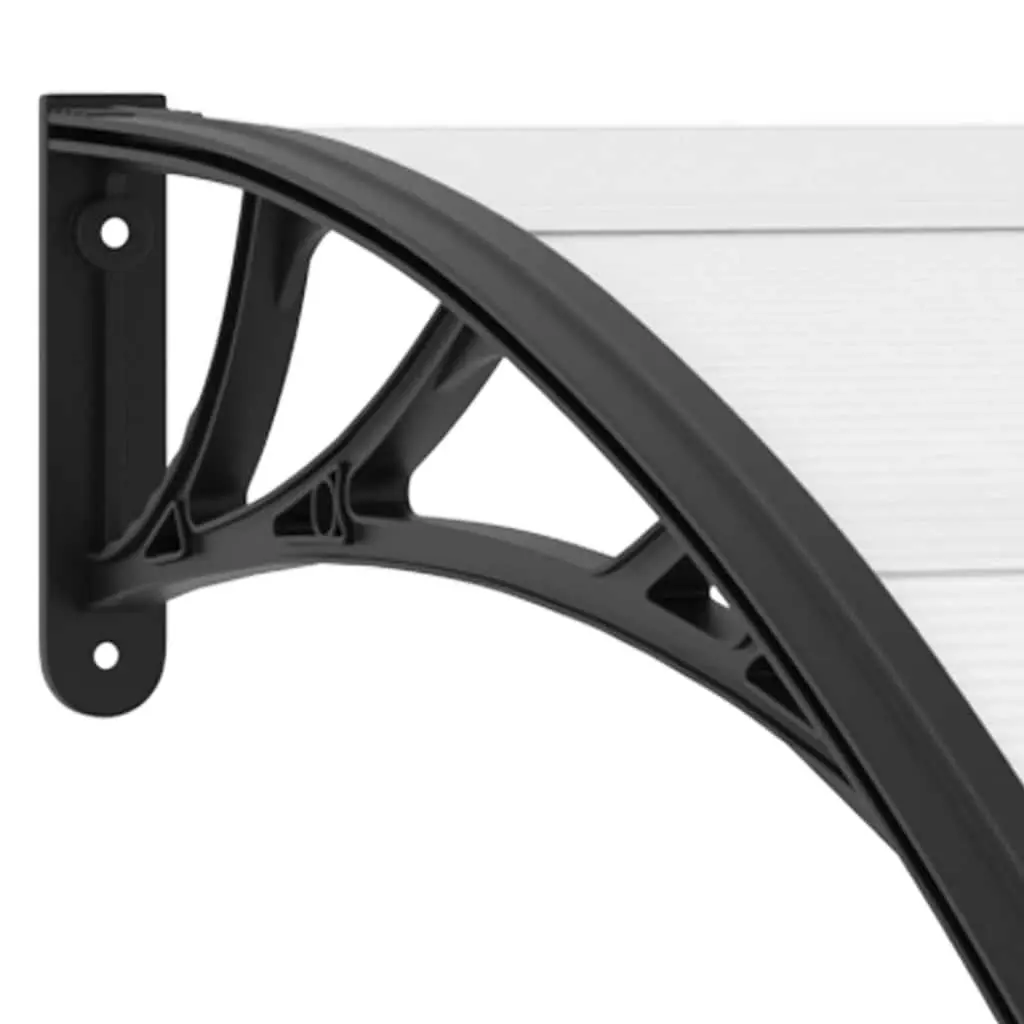 Door Canopy Multicolour 240x75cm Polycarbonate Awning Outdoor Protection