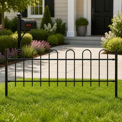 Compact and Strong Garden Fence Panel - 181x60cm Black