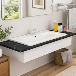 Ceramic Bathroom Sink 91x39.5x18.5cm – Your Stylish Choice