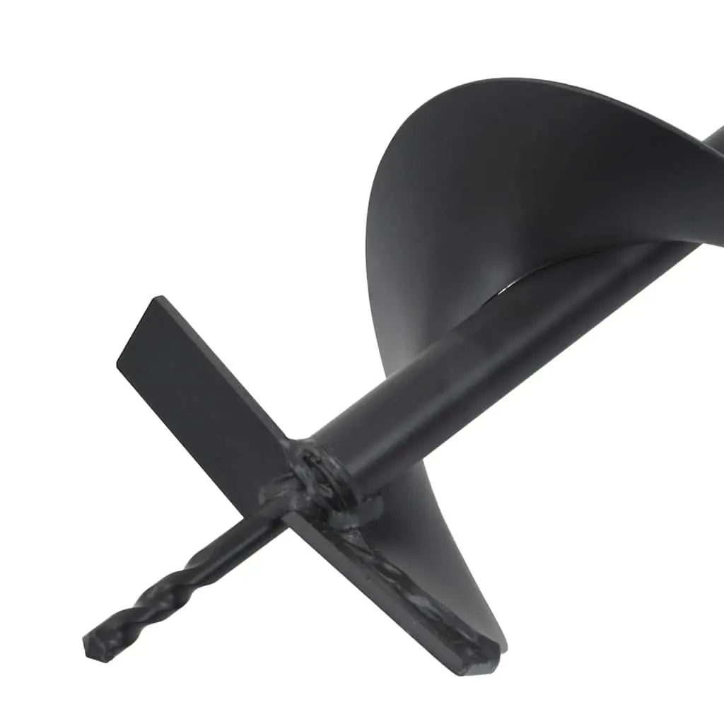 Auger Drill Bit Black 150mm Heavy Duty Steel Ground Drilling