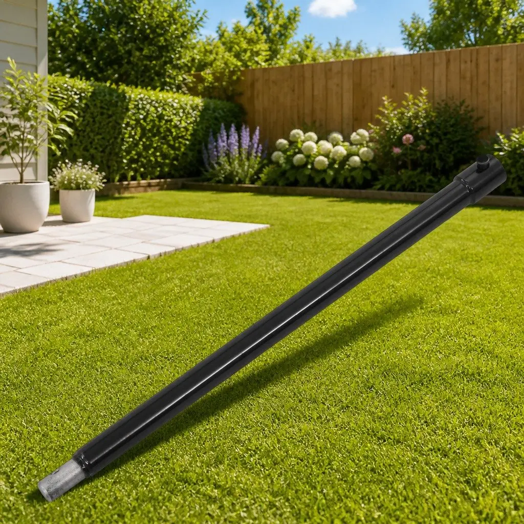 Drill Extension Steel Black 0.5m Heavy Duty Ground Auger Bit Extension