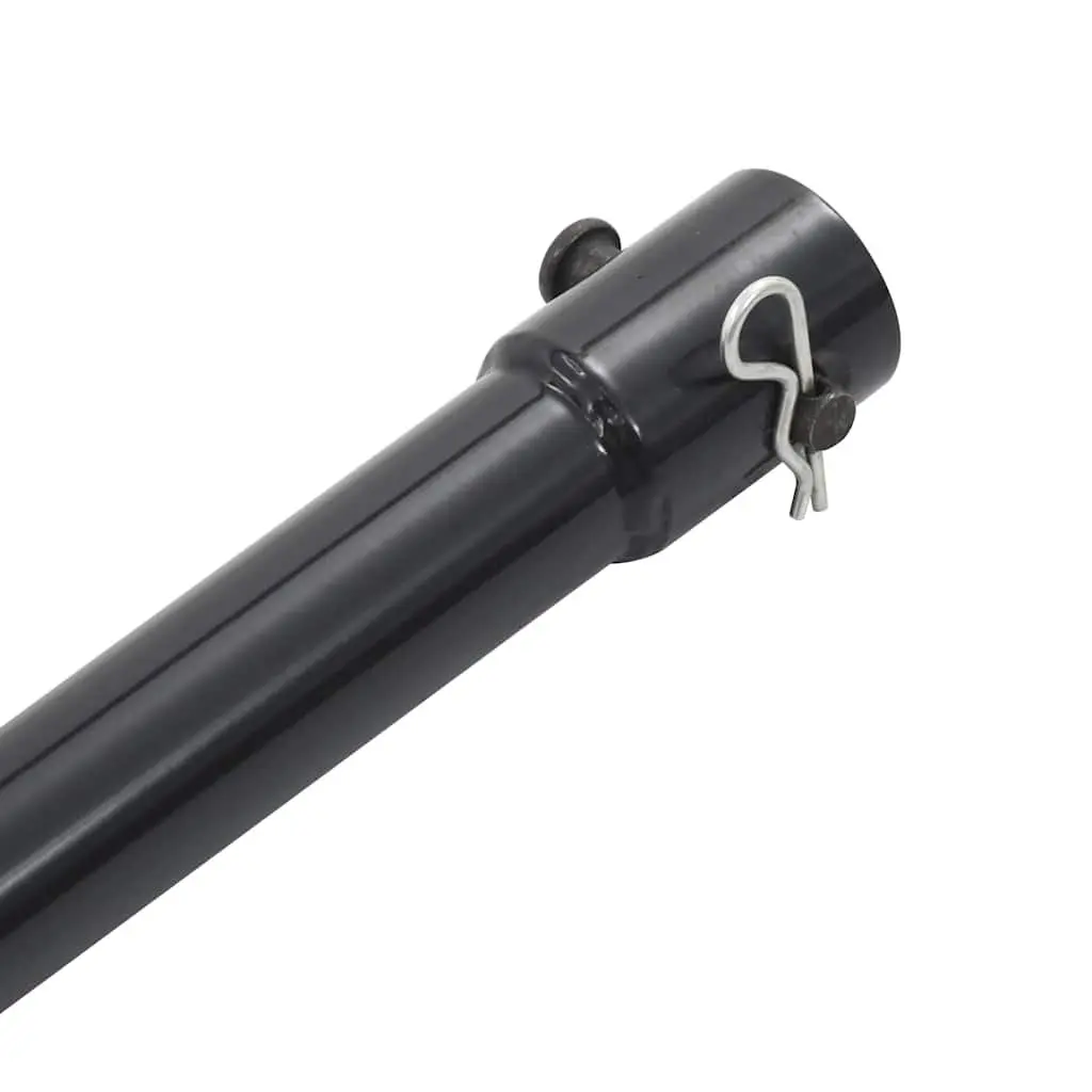 Drill Extension Steel Black 0.5m Heavy Duty Ground Auger Bit Extension