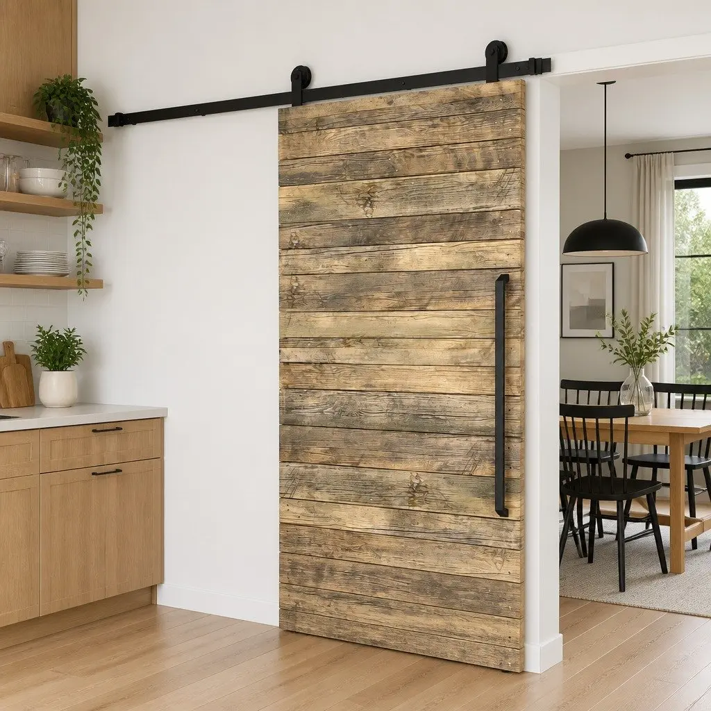 200cm Sliding Door Hardware Kit for Easy Setup