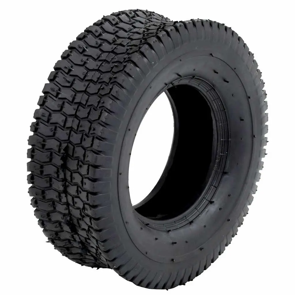 Wheelbarrow Tyres Black 13x5.00-6 Heavy-Duty Puncture-Proof 4PR