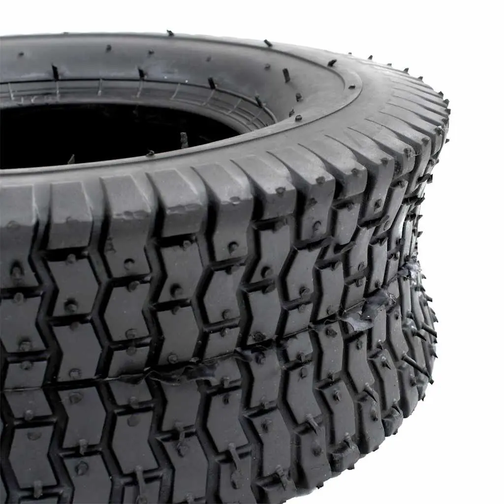 Wheelbarrow Tyres Black 13x5.00-6 Heavy-Duty Puncture-Proof 4PR