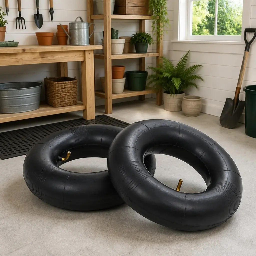 Wheelbarrow Inner Tubes Black 13x5.00-6 Heavy Duty Replacement