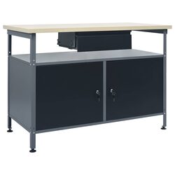 Heavy Duty Workbench 120x60x85cm Black