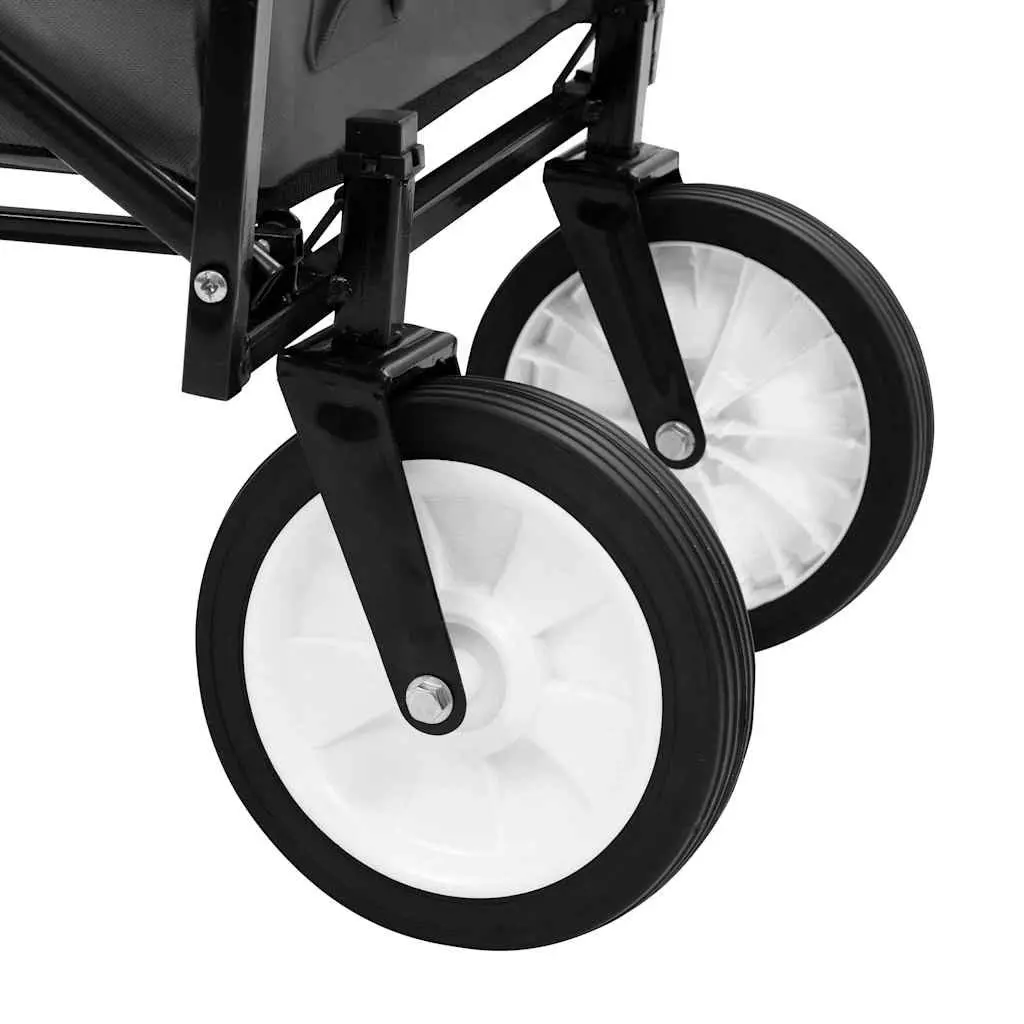 Folding Hand Trolley Green Steel Frame 600D Oxford Fabric 75kg Capacity