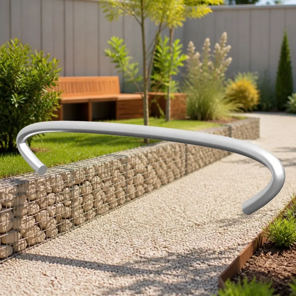 Gabion Hooks Silver 10 cm Heavy-Duty Galvanised Steel Distance Holders for Fence Stability