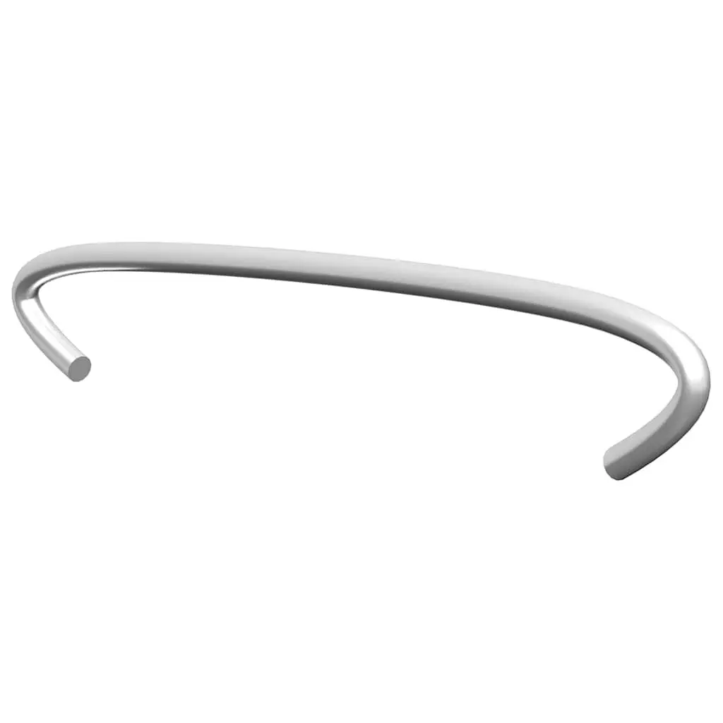 Gabion Hooks Silver 10 cm Heavy-Duty Galvanised Steel Distance Holders for Fence Stability