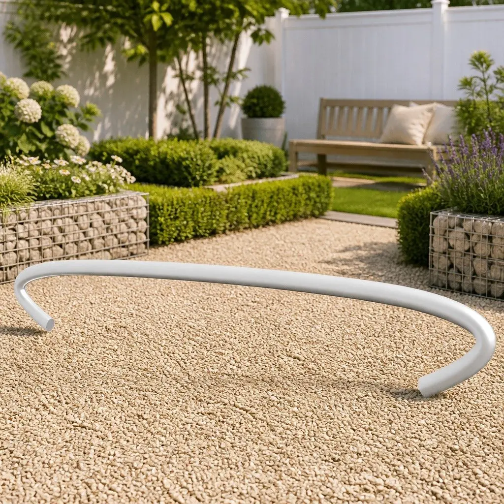 Gabion Hooks Silver 20cm Heavy-Duty Galvanised Steel Spacers for Fencing