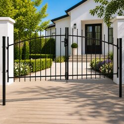 Your Garden Needs This Double Door Gate 299.5x174.5cm