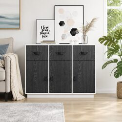 Compact Black Wood Grain Self-Adhesive Furniture Film