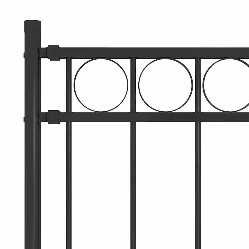 Garden Fence Panel Steel Frame Outdoor Patio Terrace Privacy Barrier Decorative