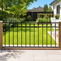 Steel Garden Fence Panel 1.7x1m – Strong and Stylish