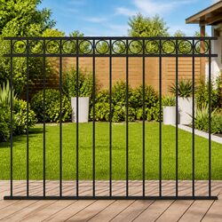 Compact Steel Fence Panel: 1.7x1.5m of Durability