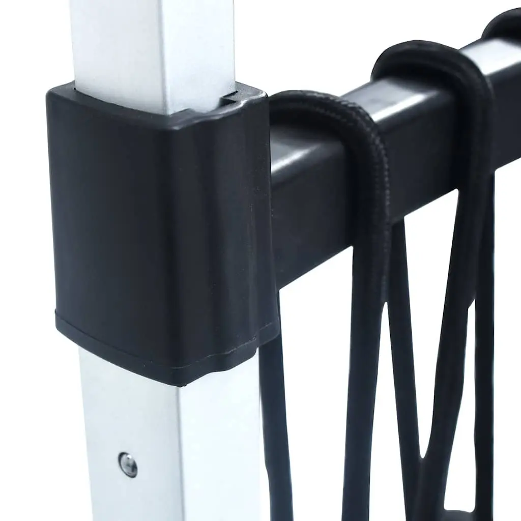 Foldable Stair Climbing Cart Black Aluminium 70kg Capacity Portable Three Wheel