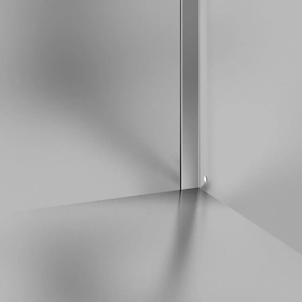 Stainless Steel Work Table with Storage Cabinet 60x60x96cm Adjustable Feet Backsplash
