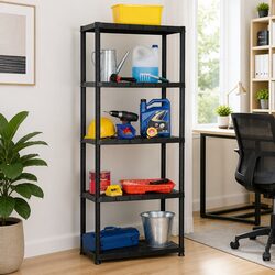 Concise and Sturdy 5-Tier Storage Shelf