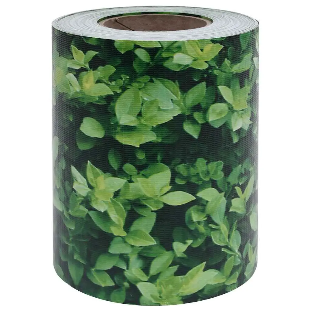 Garden Privacy Screen Fence Roll PVC Green Outdoor Windbreak Barrier 35x0.19m